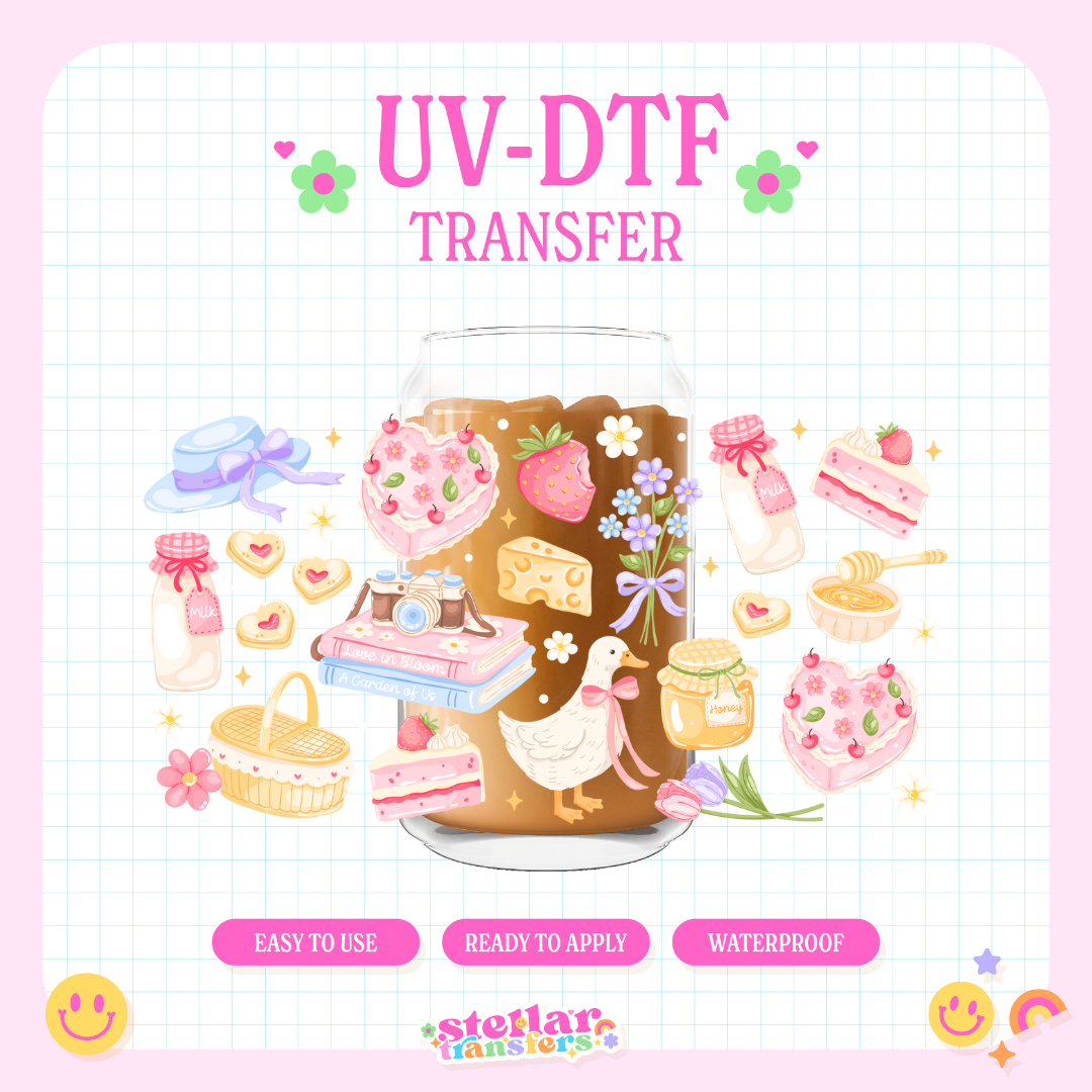 SWEET COTTAGE PICNIC - 16 OZ UV DTF