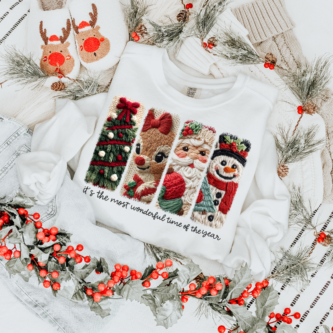 IT'S THE MOST WONDERFUL TIME OF THE YEAR - CLEAR FILM SCREEN PRINT