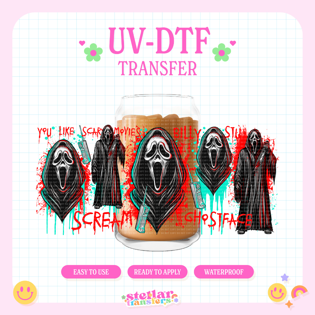 HALLOWEEN GHOST - 16 OZ UV DTF