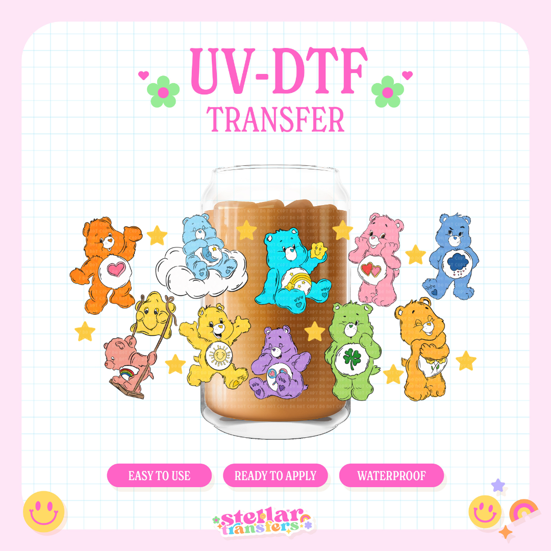 CARE FRIENDS - 16 OZ UV DTF