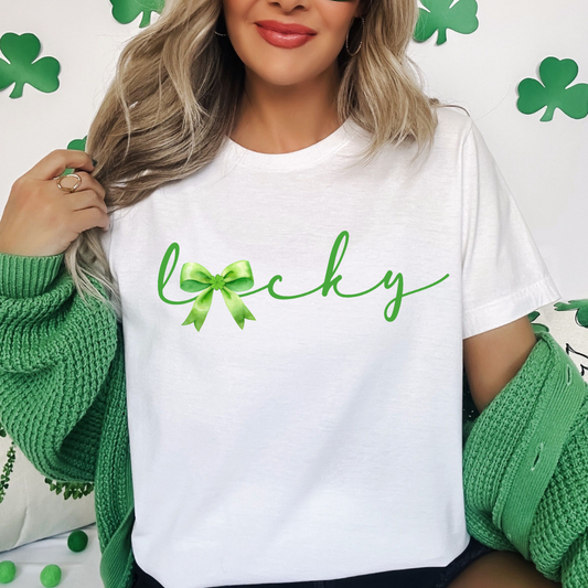 LUCKY - CLEAR FILM SCREEN PRINT