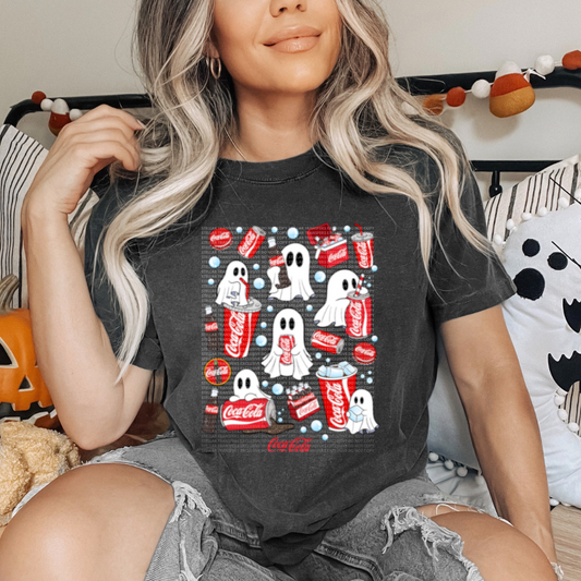 SPOOKY COLA EXCLUSIVE - CLEAR FILM SCREEN PRINT