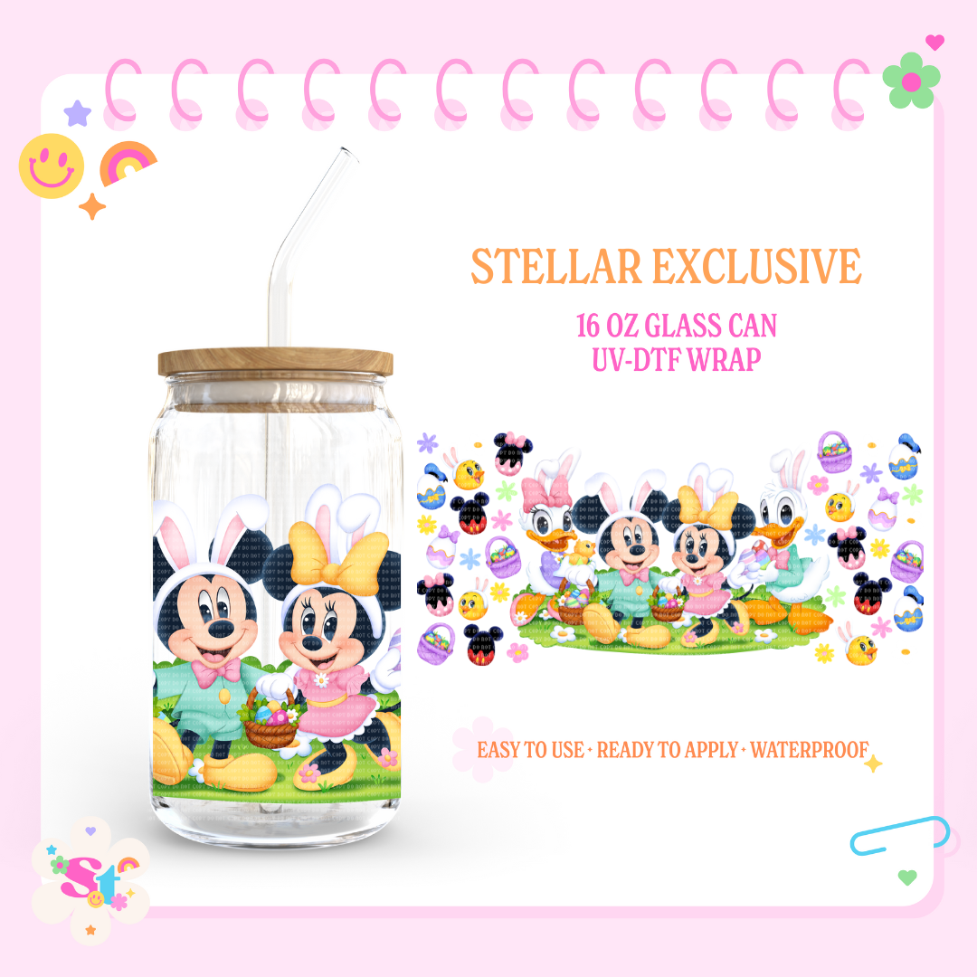 SPRING MOUSE FRIENDS EXCLUSIVE  - 16 OZ UV DTF
