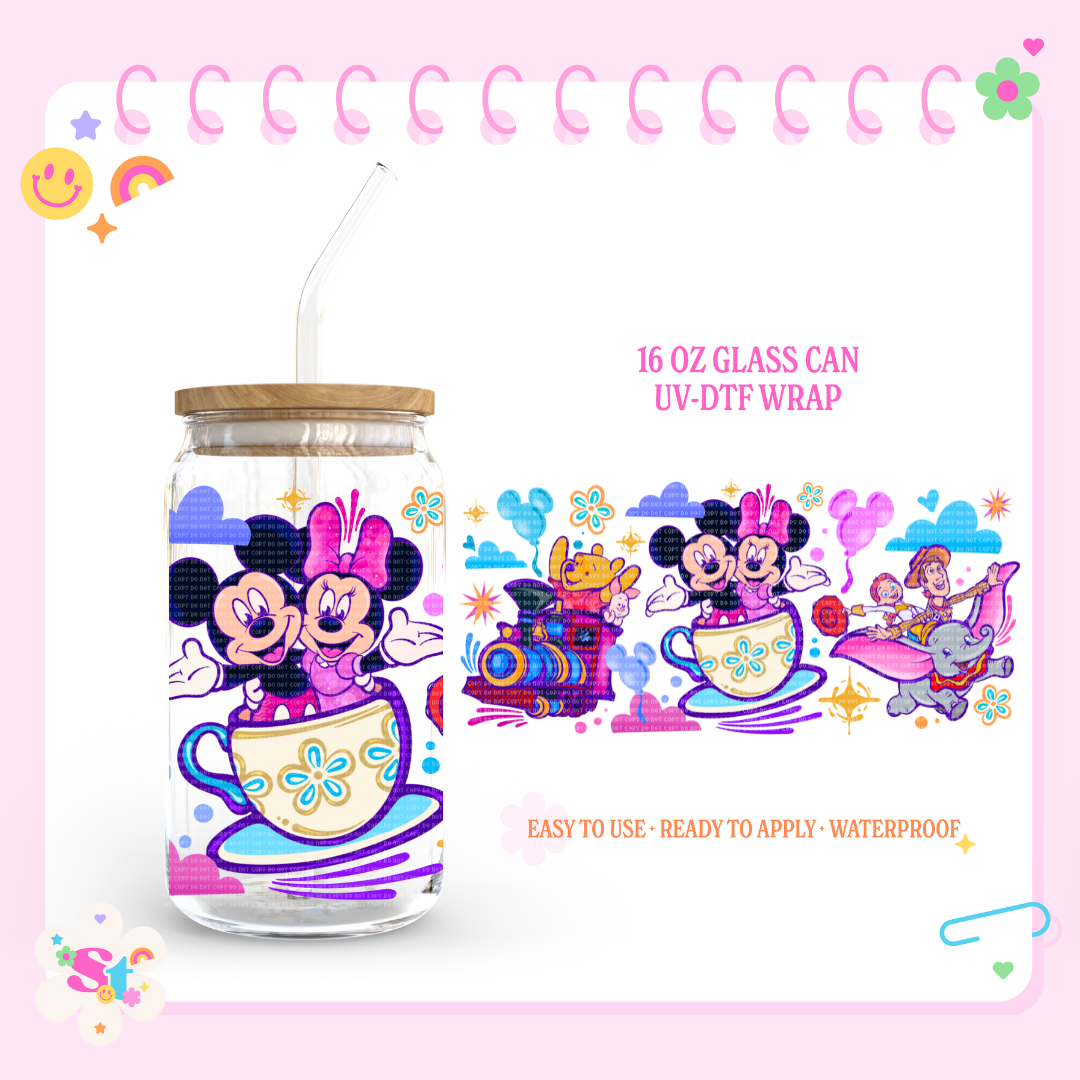 MAGIC PARK RIDES - 16 OZ UV DTF