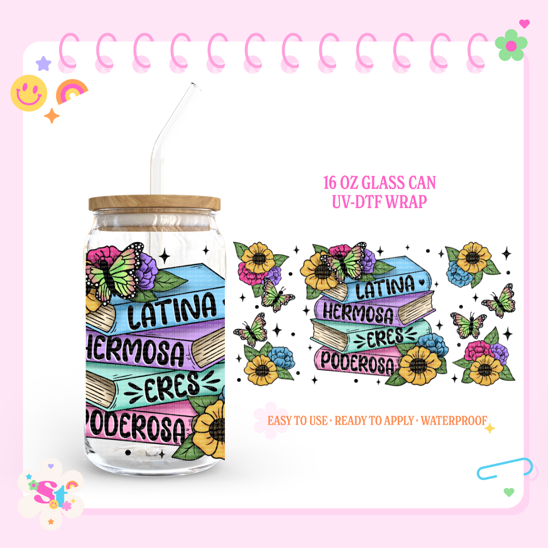 LATINA PODEROSA  - 16 OZ UV DTF