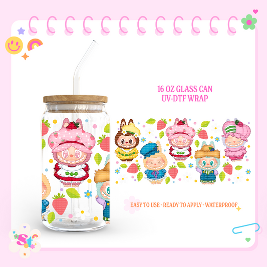 SHORTCAKE FRIENDS LABO - 16 OZ UV DTF