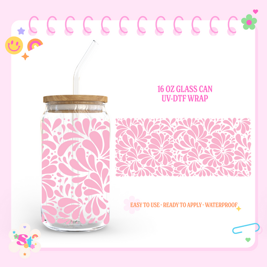 PINK TALAVERA - 16 OZ UV DTF