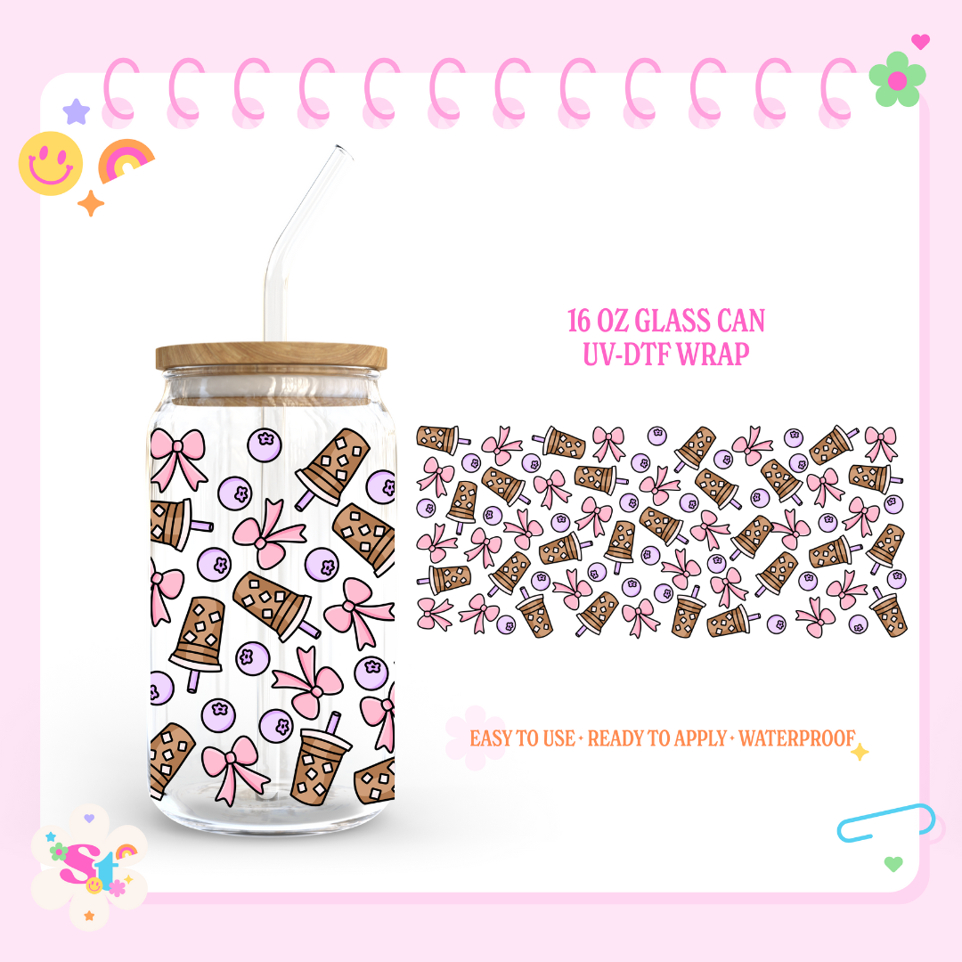 CUTE COFFEE - 16 OZ UV DTF