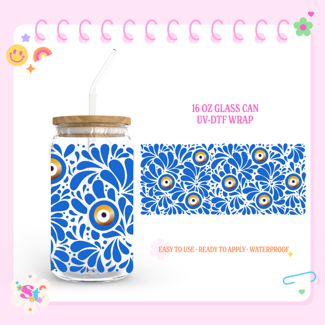 EVIL EYE TALAVERA - 16 OZ UV DTF