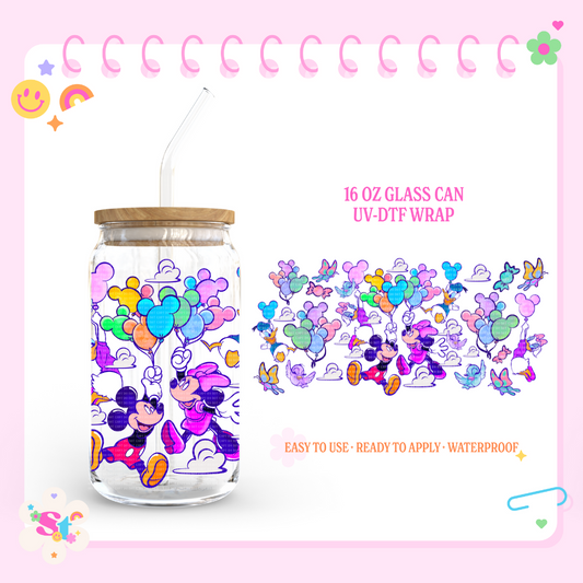 MOUSE BALLOONS - 16 OZ UV DTF