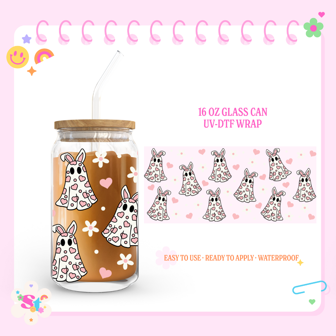 BUNNY GHOSTS - 16 OZ UV DTF