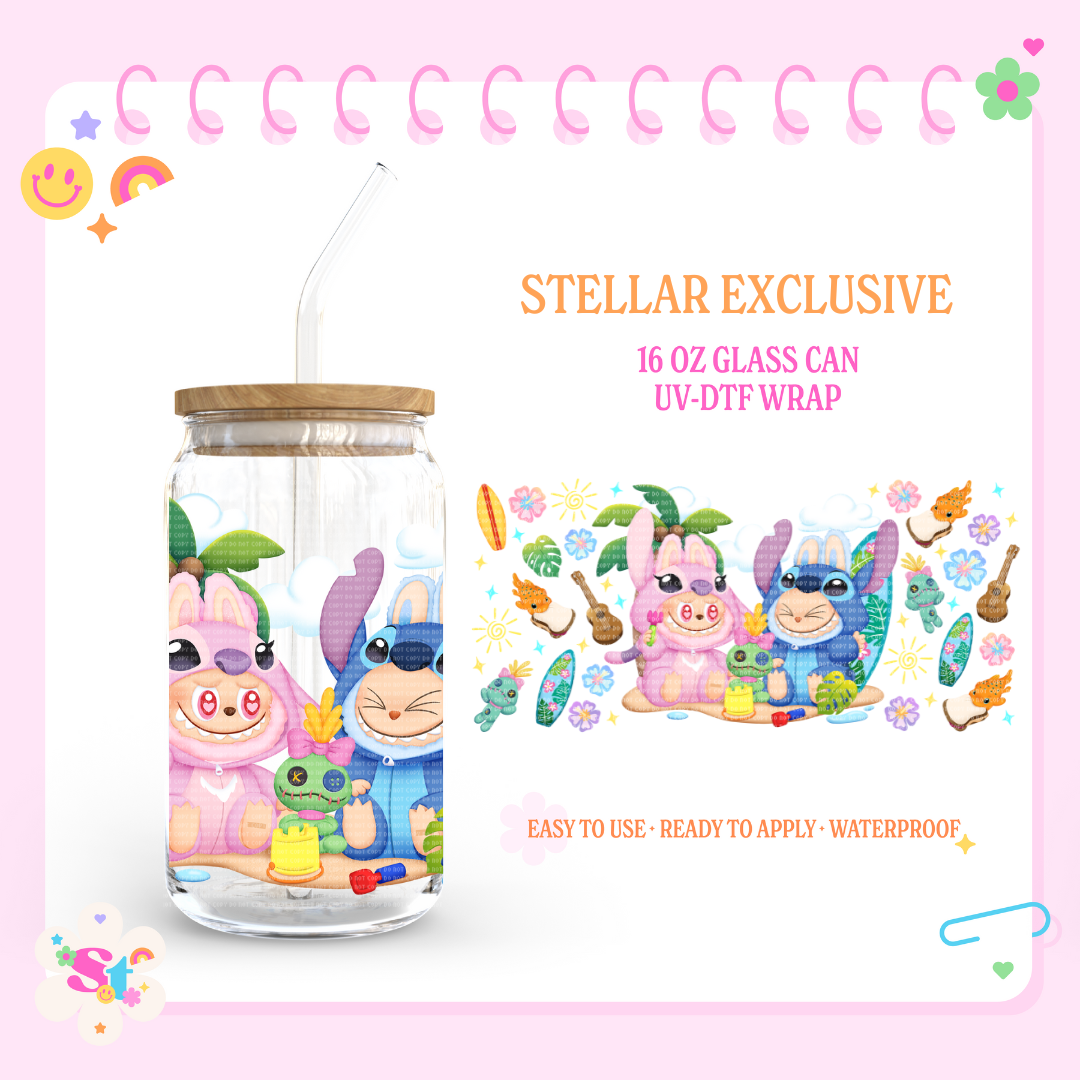 ALIEN & ANGEL LABU EXCLUSIVE - 16 OZ UV DTF