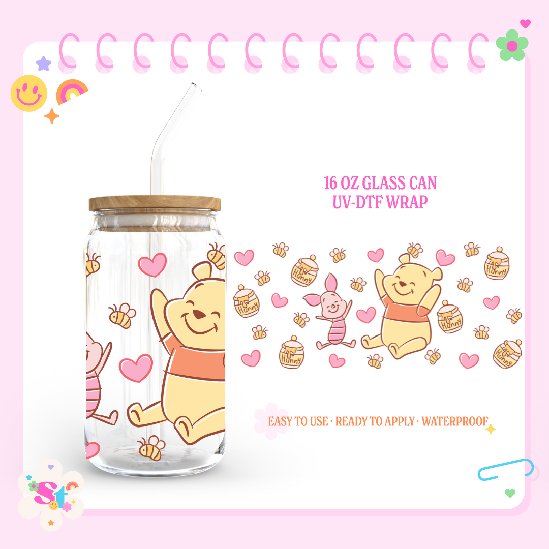 HONEY BEAR - 16 OZ UV DTF