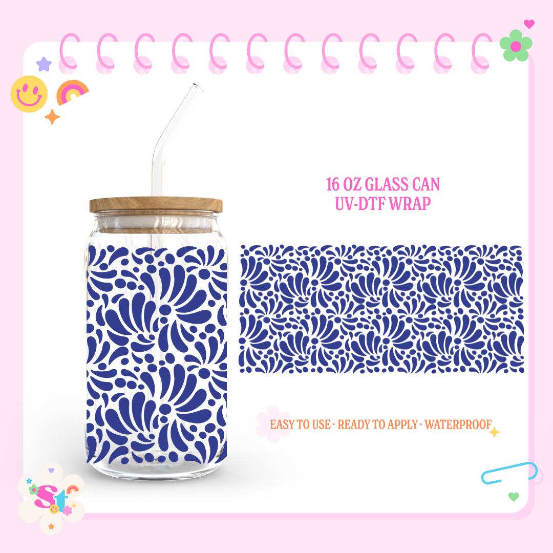 AZUL TALAVERA EXCLUSIVE - 16 OZ UV DTF WRAP