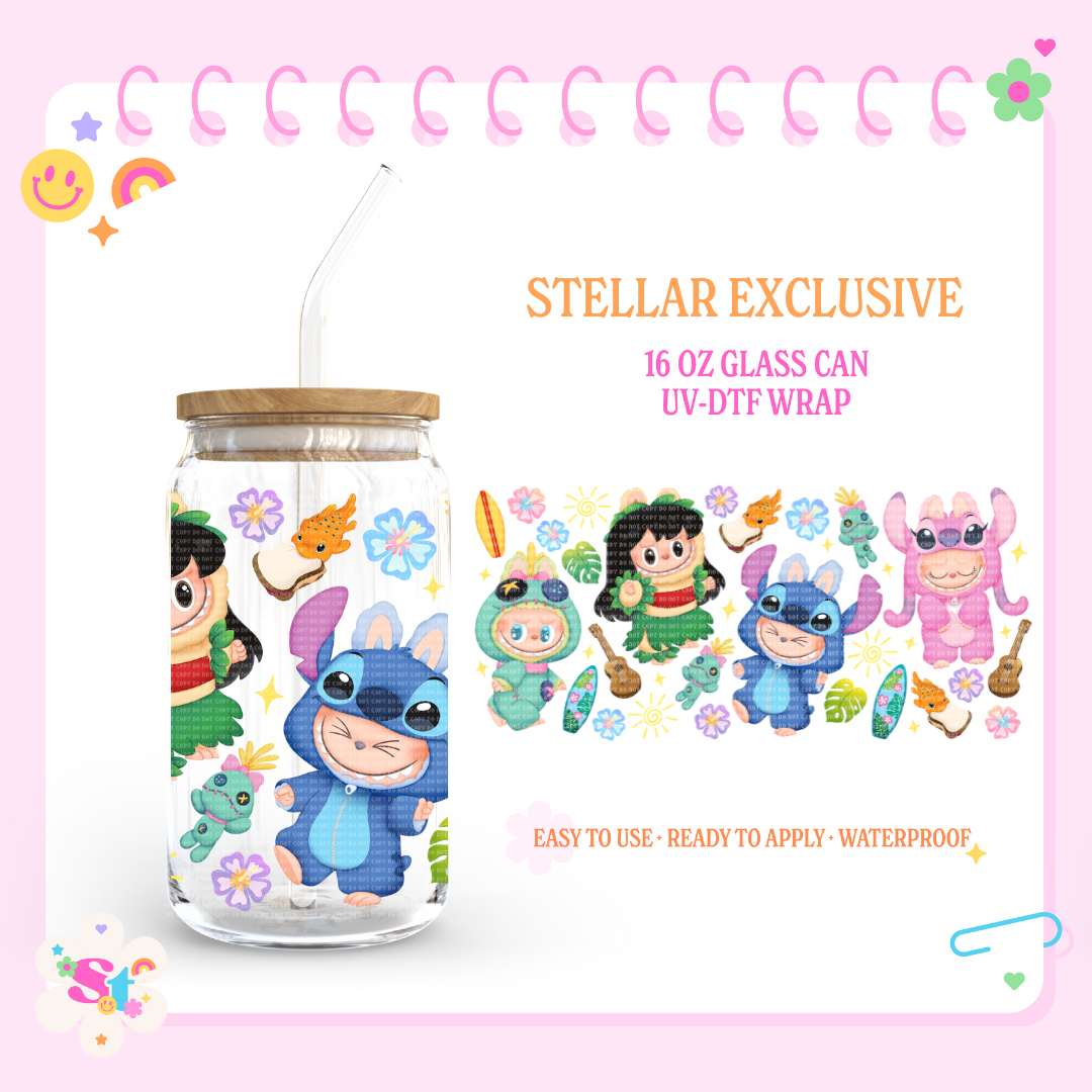 LABO ALIEN FRIENDS EXCLUSIVE - 16 OZ UV DTF