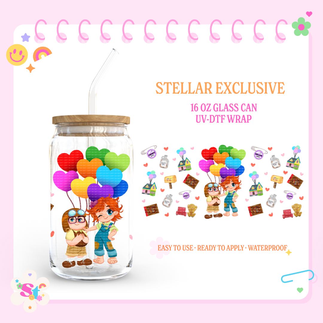 BALLOON LOVE EXCLUSIVE - 16 OZ UV DTF