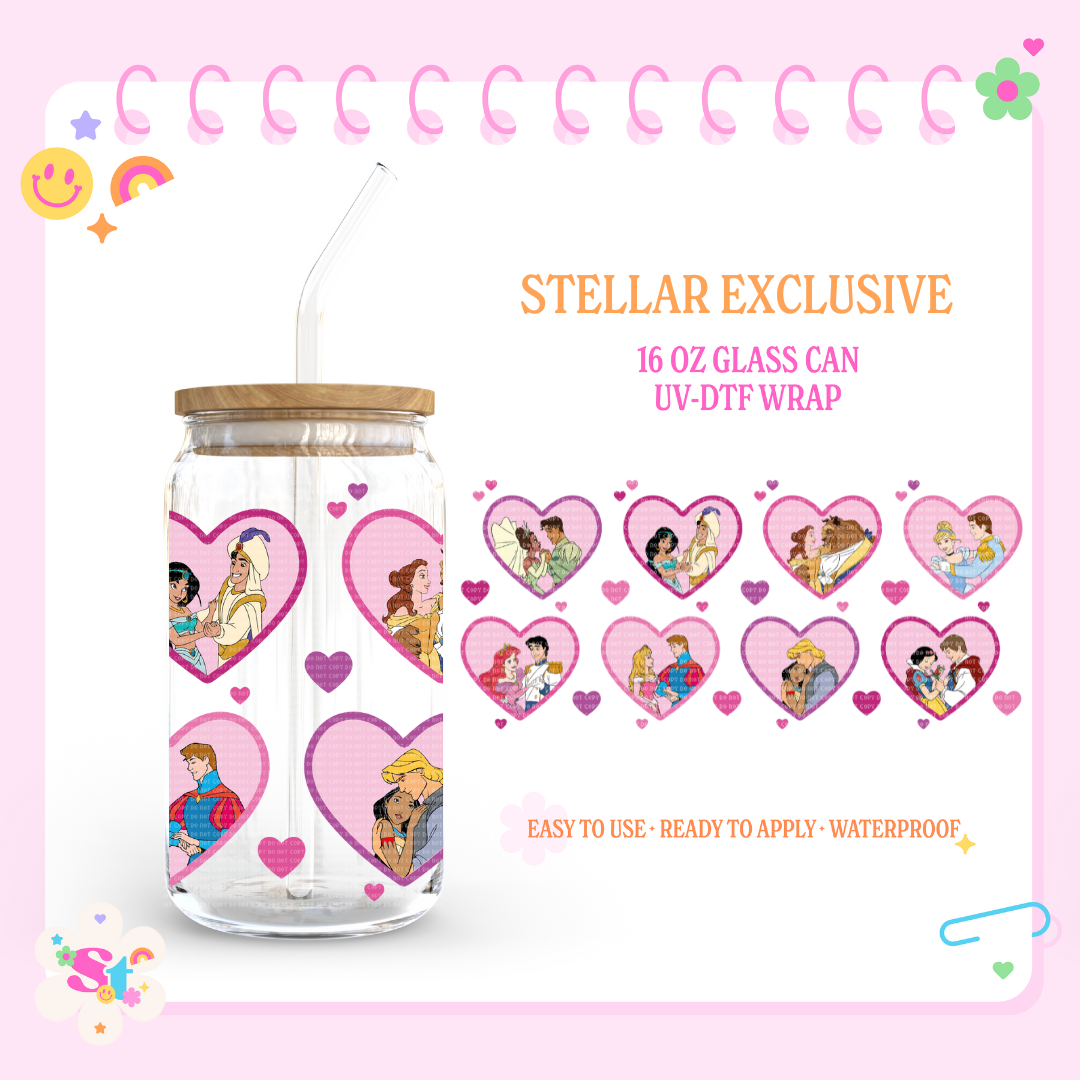 PRINCESS COUPLES EXCLUSIVE - 16 OZ UV DTF
