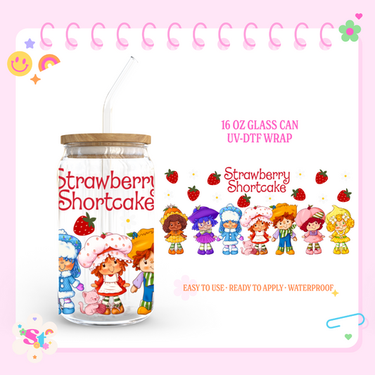STRAWBERRY CREW - 16 OZ UV DTF
