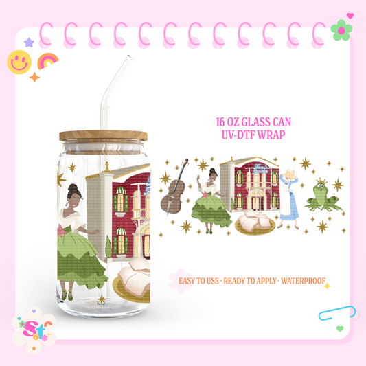 FROG PRINCESS - 16 OZ UV DTF