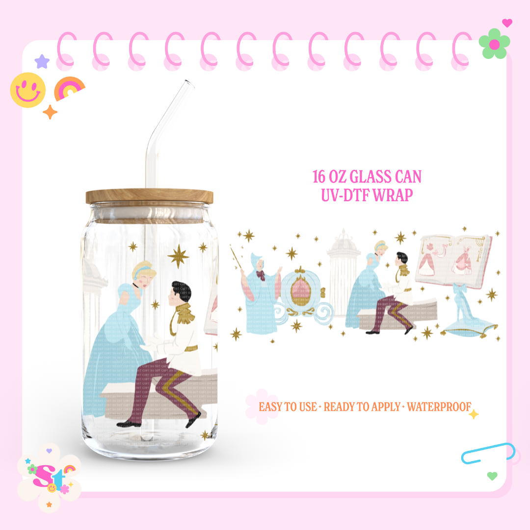 MIDNIGHT PRINCESS - 16 OZ UV DTF