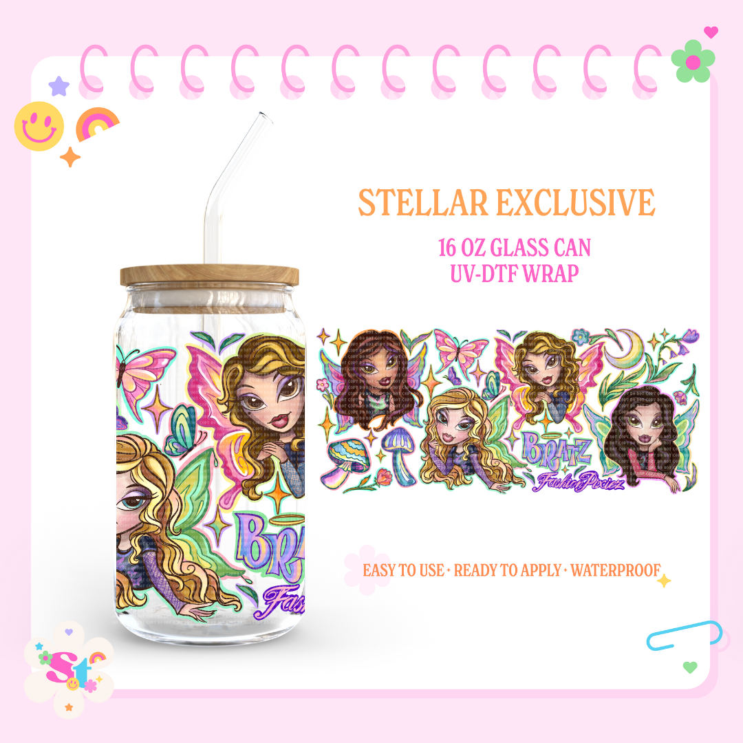 BRATTY PIXIES EXCLUSIVE - 16 OZ UV DTF