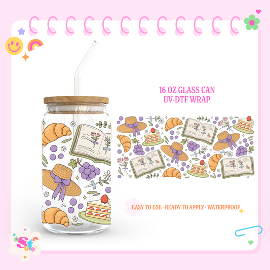 SPRING PICNIC GRAPE - 16 OZ UV DTF