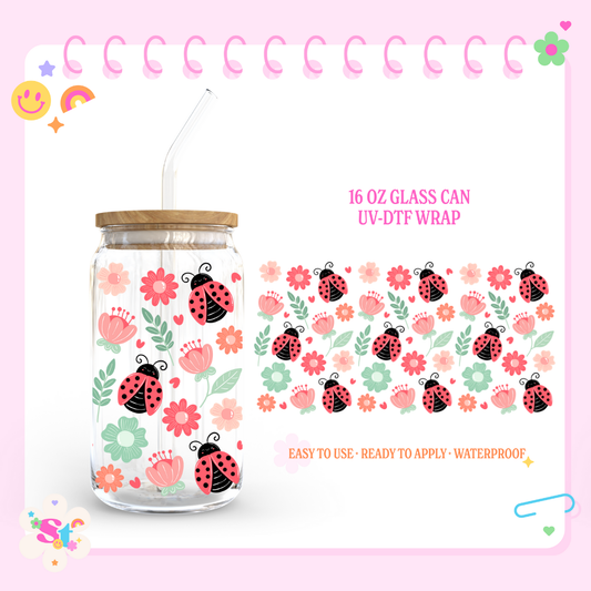 LADYBUGS - 16 OZ UV DTF