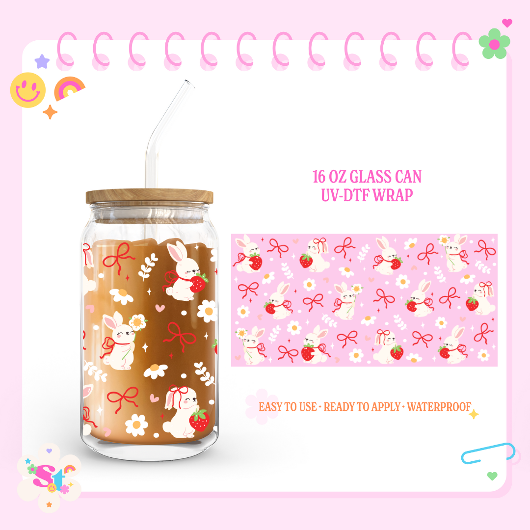 COQUETTE BUNNY - 16 OZ UV DTF