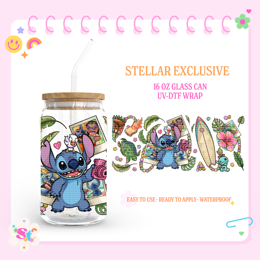 ALIEN BEACH DAY EXCLUSIVE - 16 OZ UV DTF