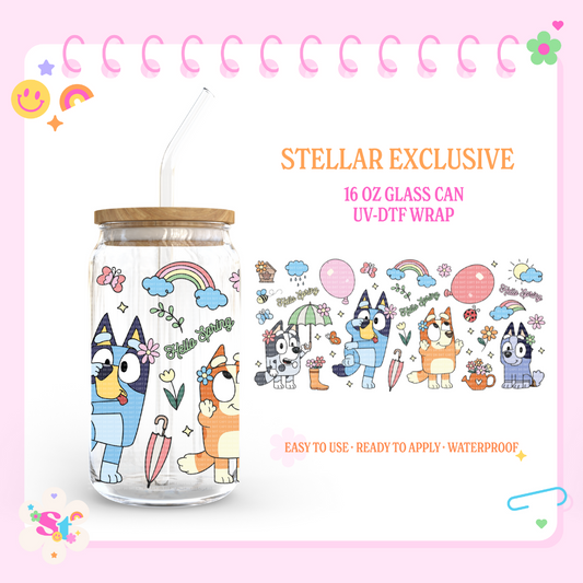 BLUE SPRING EXCLUSIVE - 16 OZ UV DTF