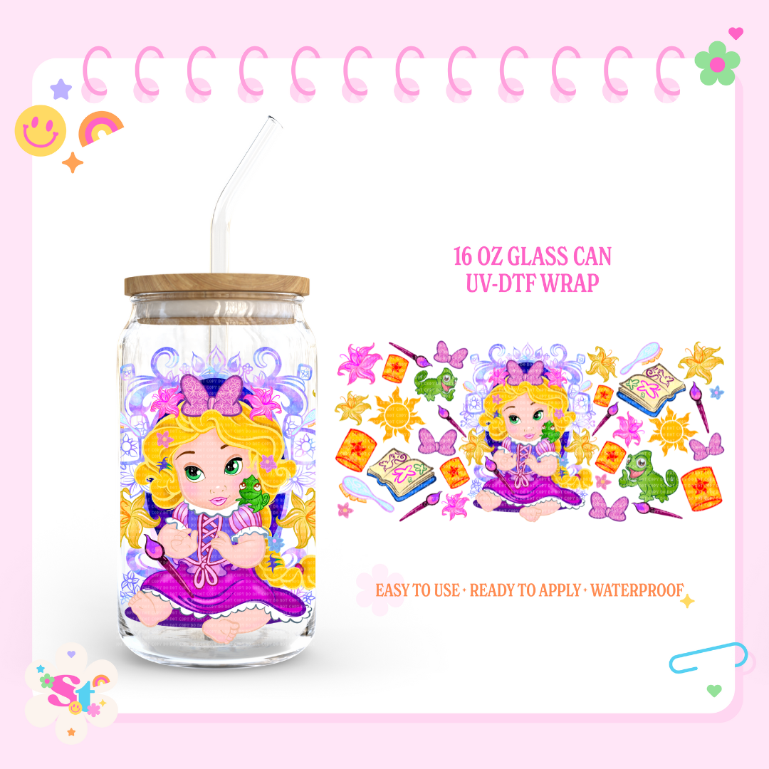 RAPUNZ PRINCESS - 16 OZ UV DTF