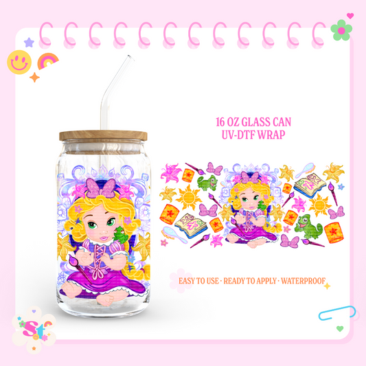 RAPUNZ PRINCESS - 16 OZ UV DTF