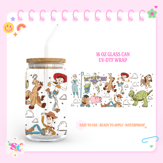 TOY FRIENDS - 16 OZ UV DTF