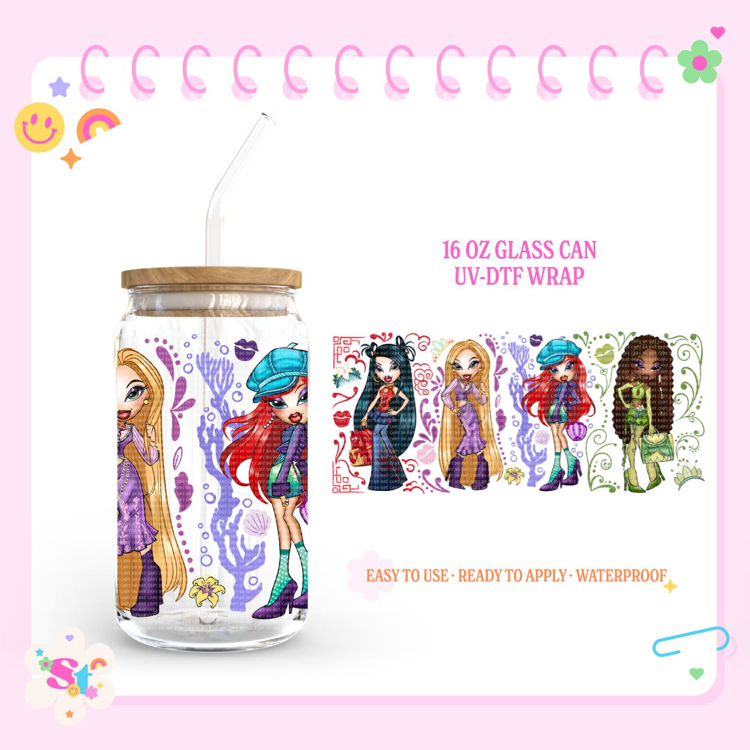Y2K PRINCESSES - 16 OZ UV DTF