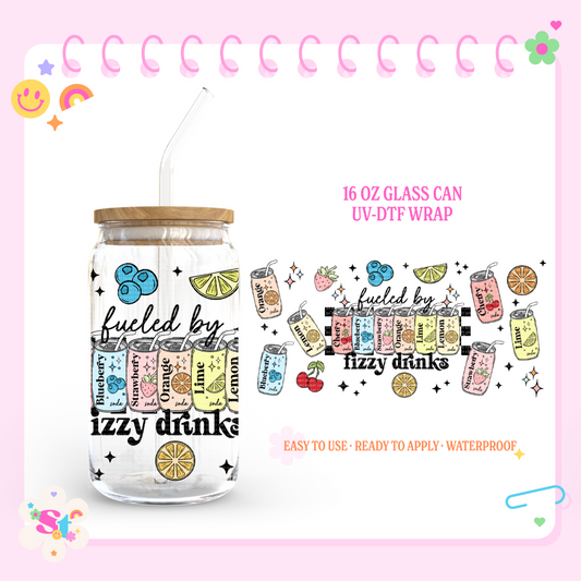 FIZZY DRINKS - 16 OZ UV DTF
