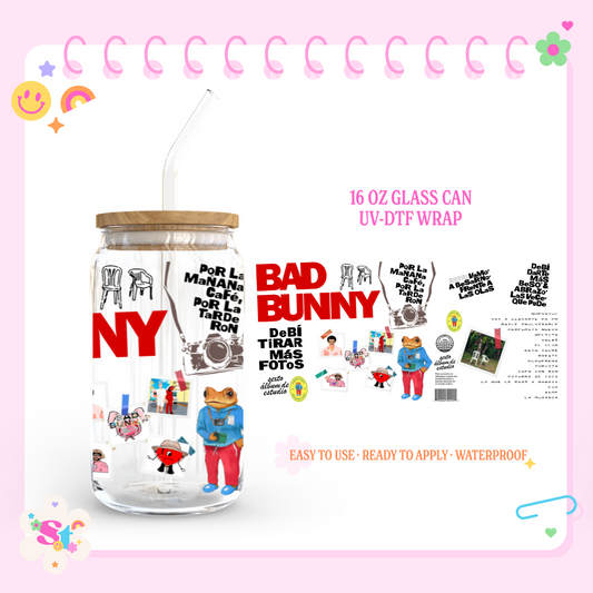 DTMF EL CONEJO MALO - 16 OZ UV DTF