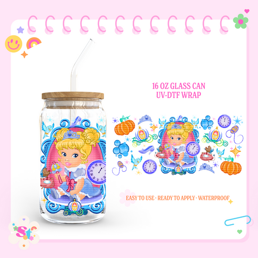 CINDER PRINCESS - 16 OZ UV DTF