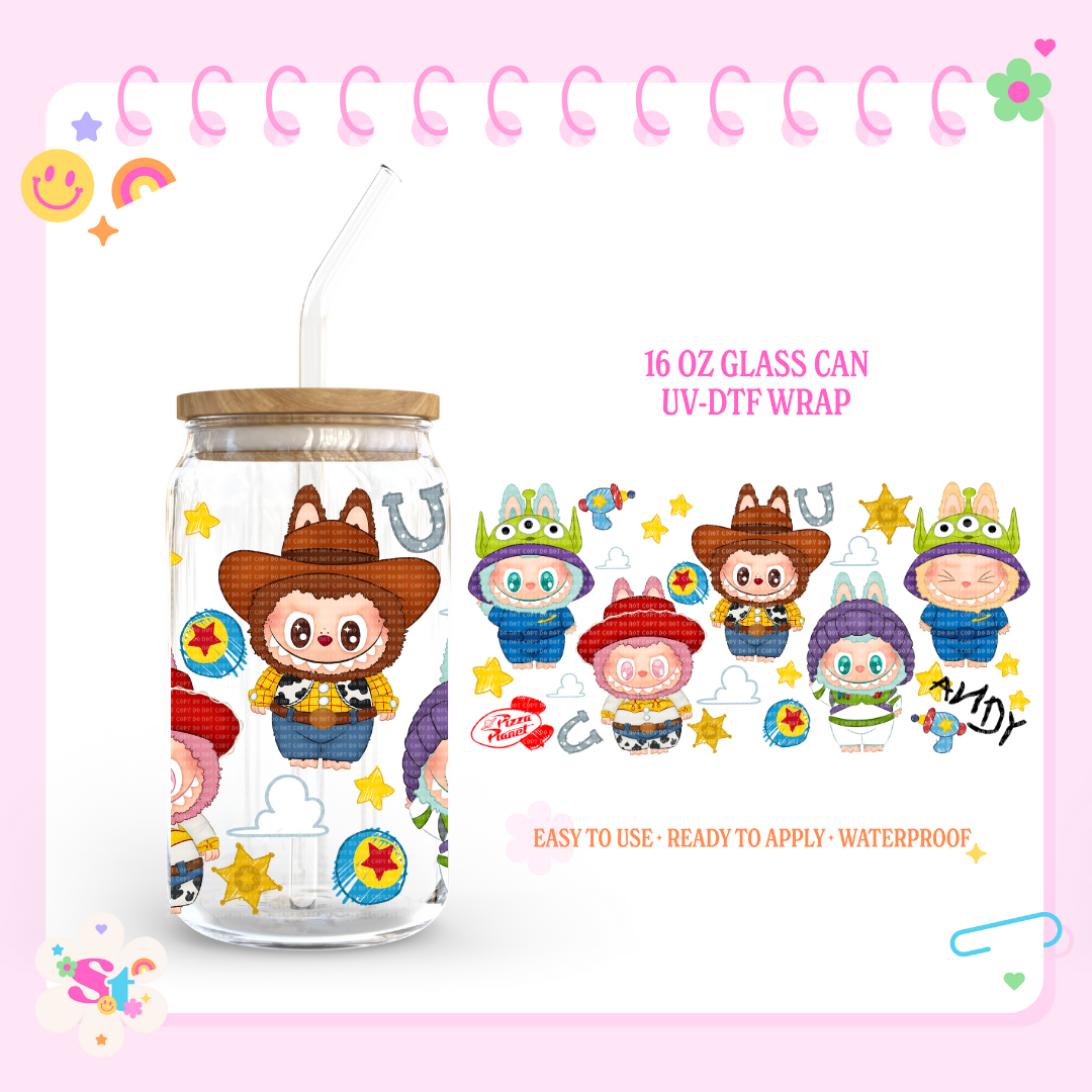 TOY FRIENDS LABO - 16 OZ UV DTF