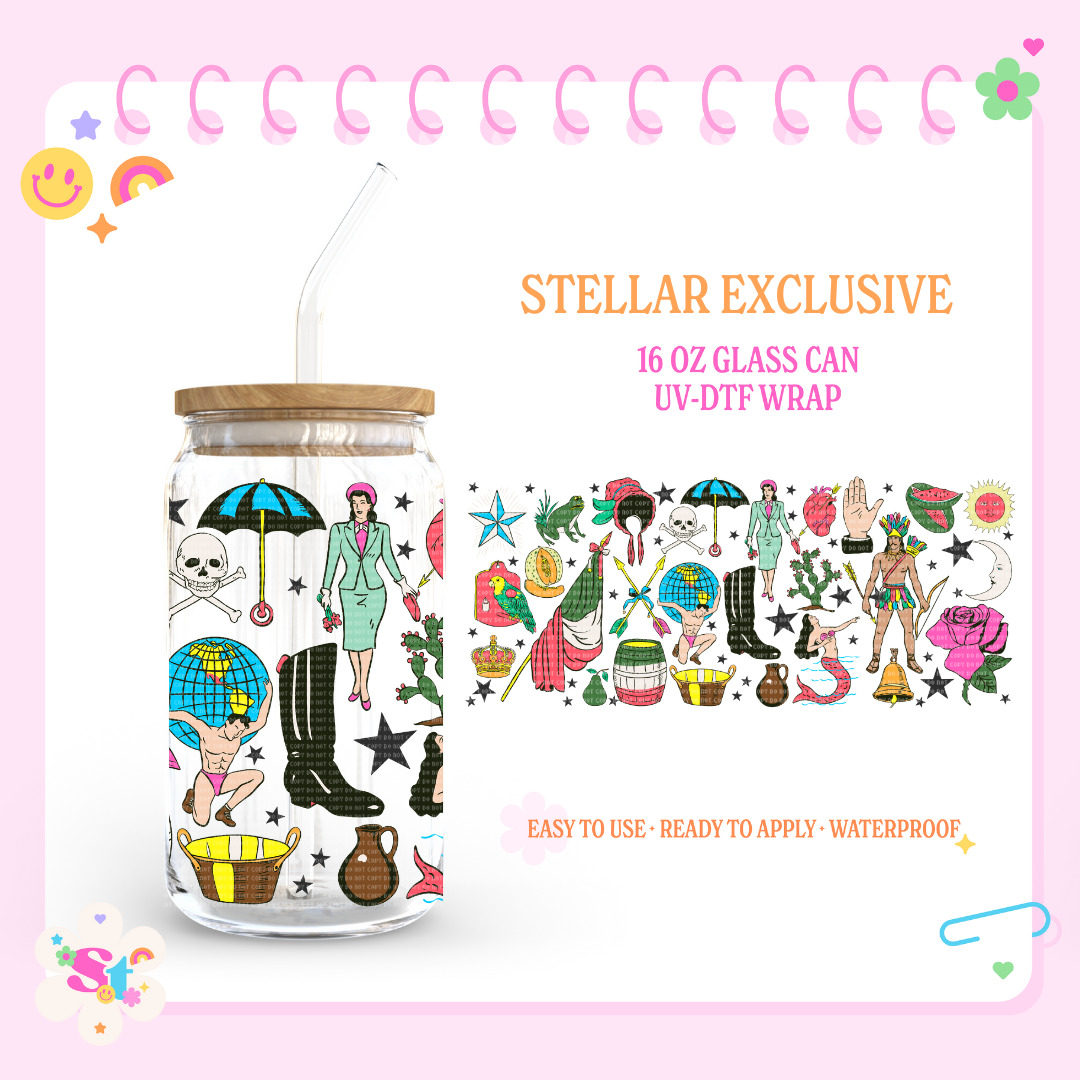 LOTERIA EXCLUSIVE - 16 OZ UV DTF