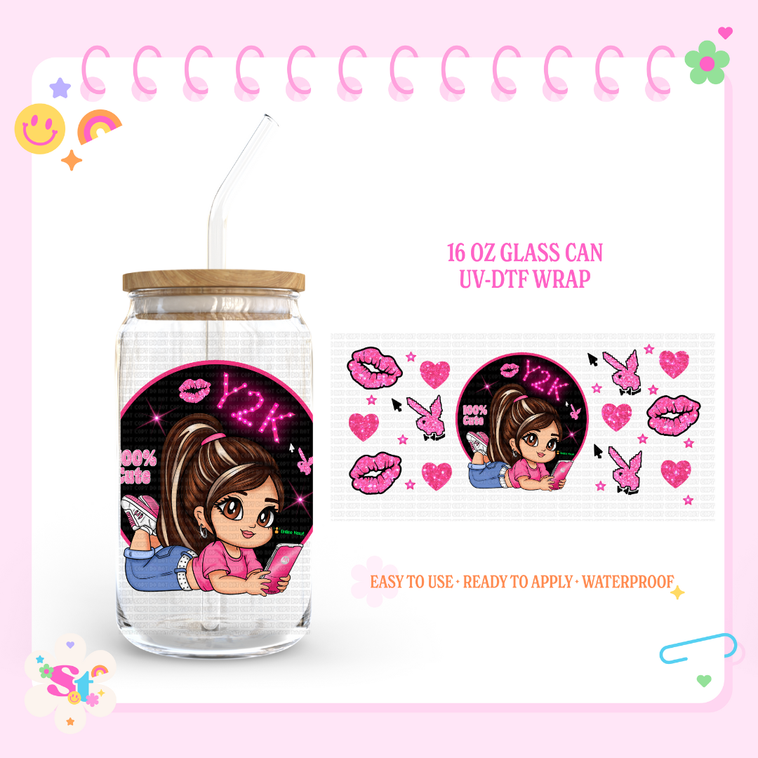 Y2K GIRLY - 16 OZ UV DTF WRAP