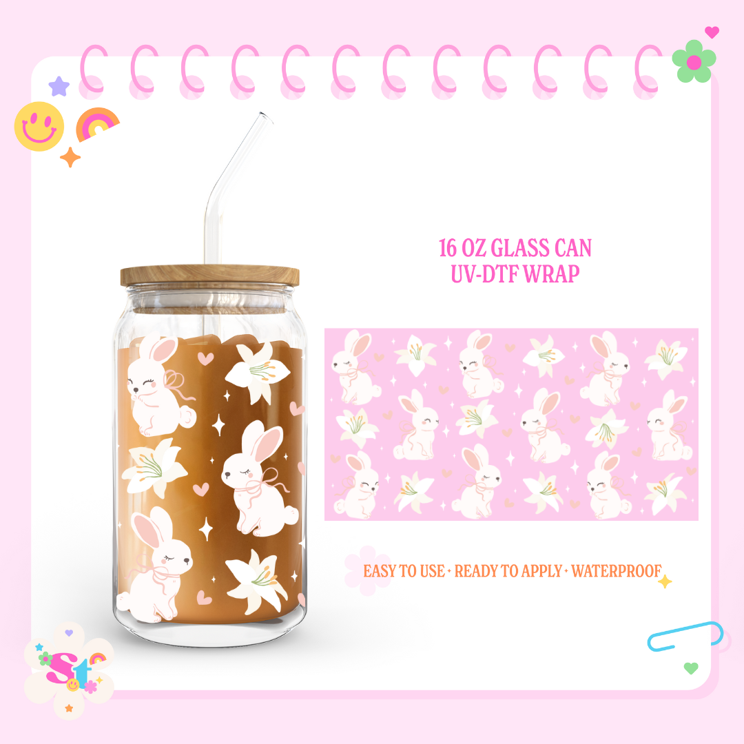 LILY BUNNY - 16 OZ UV DTF