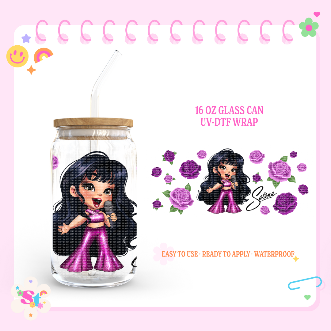 SEL TEJANA QUEEN - 16 OZ UV DTF WRAP