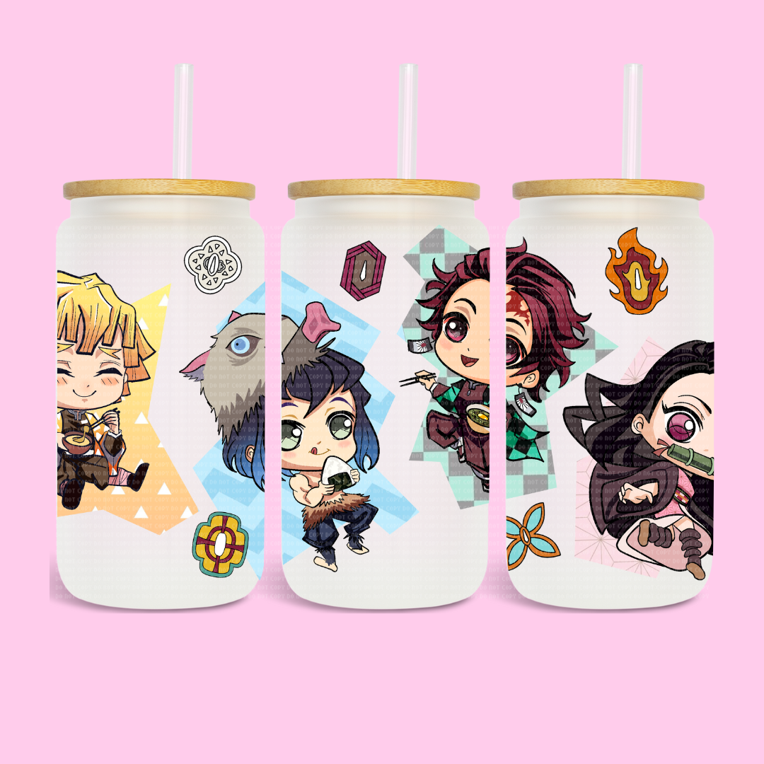 SLAYER ANIME EXCLUSIVE - 16 OZ UV DTF WRAP