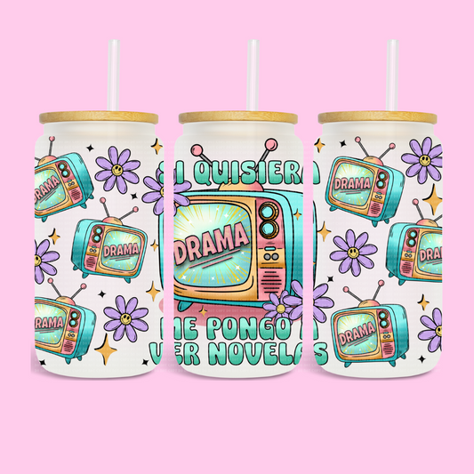 DRAMA NOVELAS - 16 OZ UV DTF WRAP