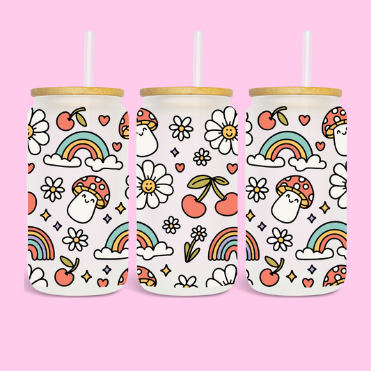 GROOVY SUMMER - 16 OZ UV DTF WRAP