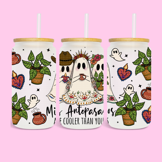 MIS ANTEPASADOS - 16 OZ UV DTF WRAP