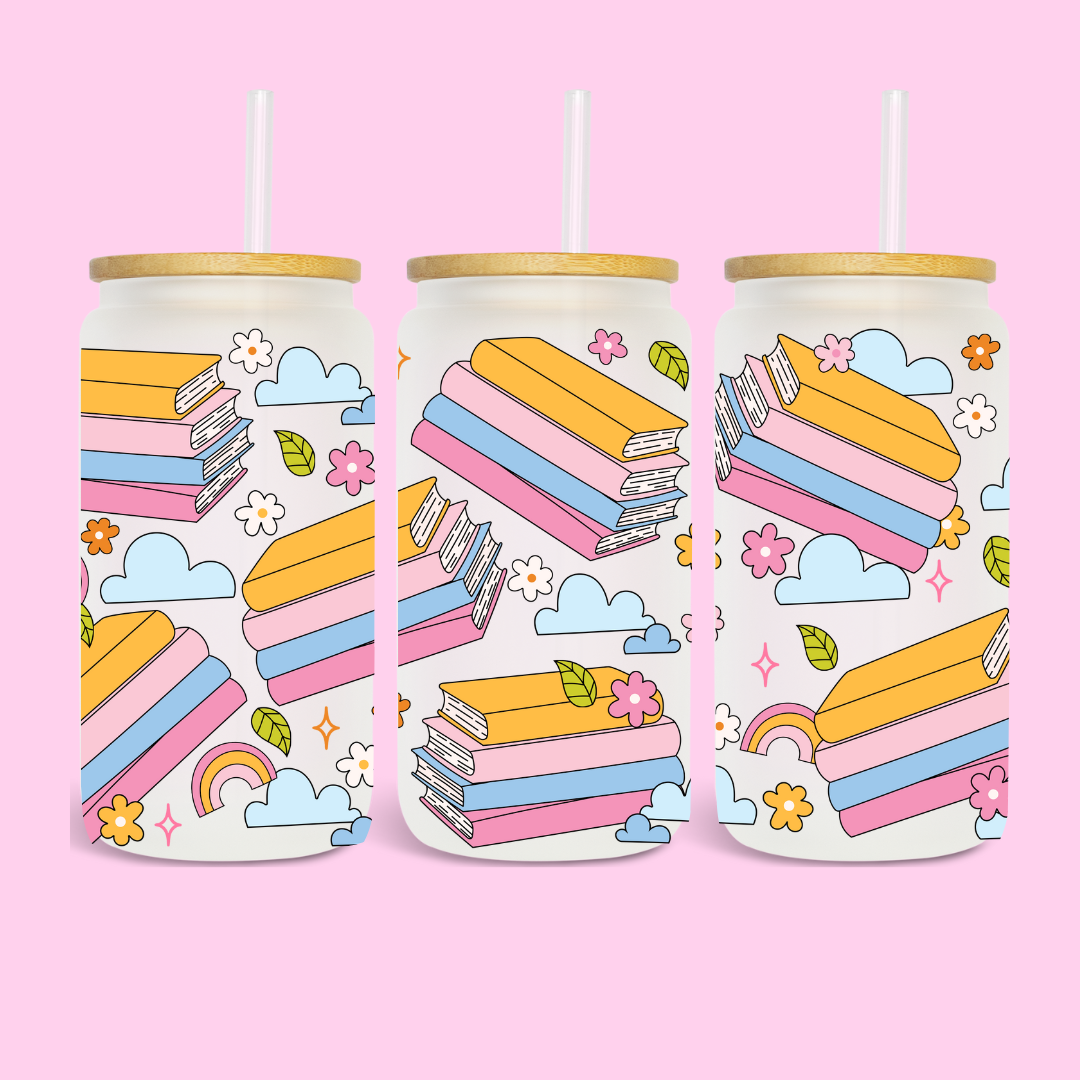 BOOKS - 16 OZ UV DTF WRAP