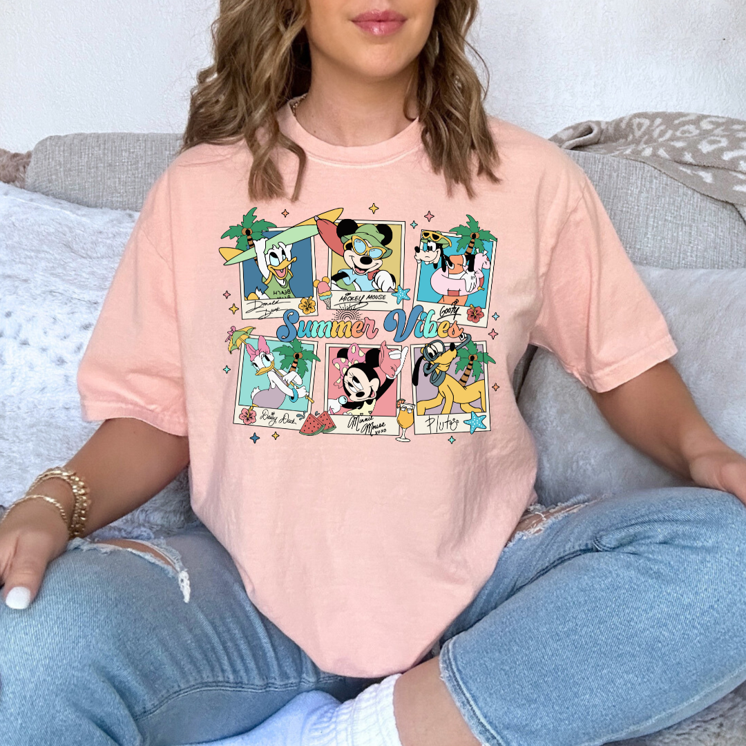 SUMMER VIBES - CLEAR FILM SCREEN PRINT