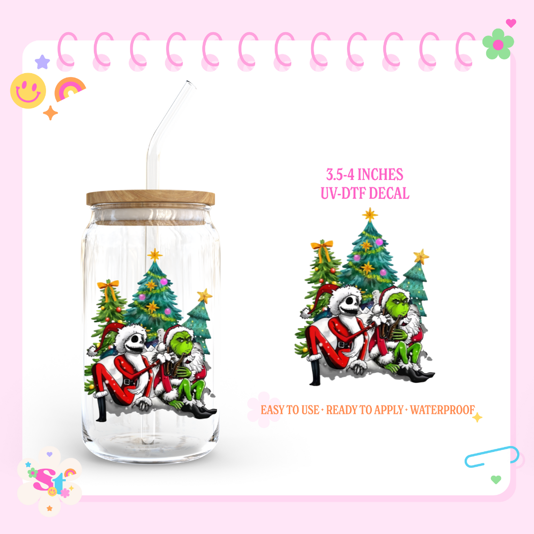 CHRISTMAS GUYS DECAL - UV DTF DECAL