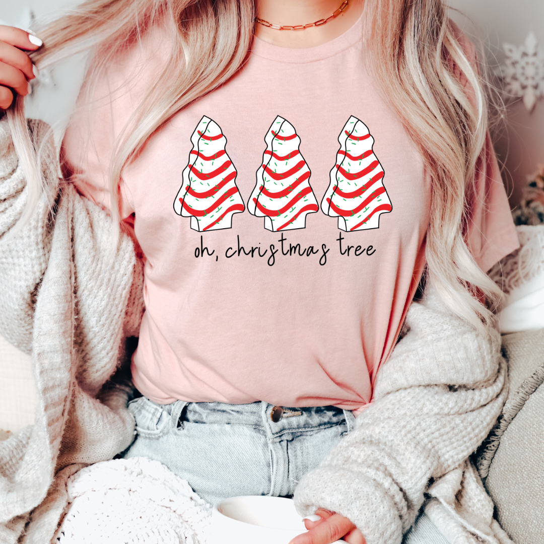 OH CHRISTMAS TREE - CLEAR FILM SCREENPRINT